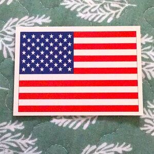 OPERATION DESSERT STORM CARD BY score and MLB,front has flag and back has prayer